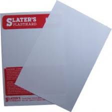 Slaters Plastikard 0110 - 0.010" (Approx. 0.25mm) x 330mm x 220mm [White]
