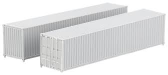 Dapol 2F-000-034 - 40ft Container Twin Pack (Unpainted)