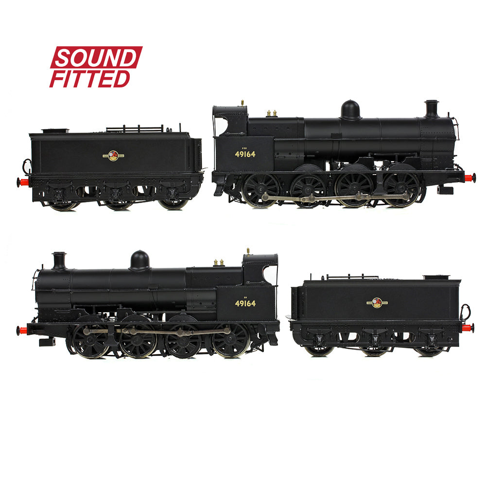 Bachmann 31-479ASF - LNWR G2A 49164 BR Black (Late Crest) (SOUND FITTED)