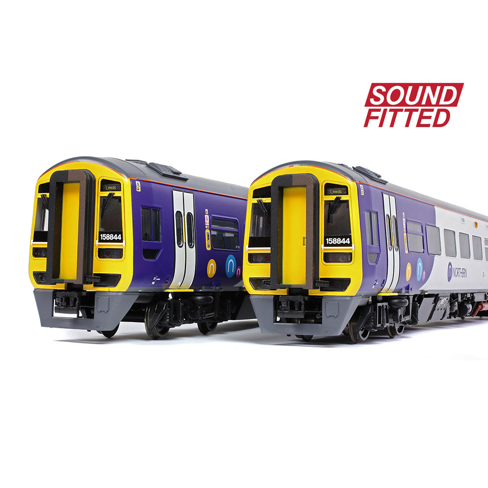 Bachmann 31-499SF - Class 158 2-Car DMU 158844 Northern (SOUND FITTED)