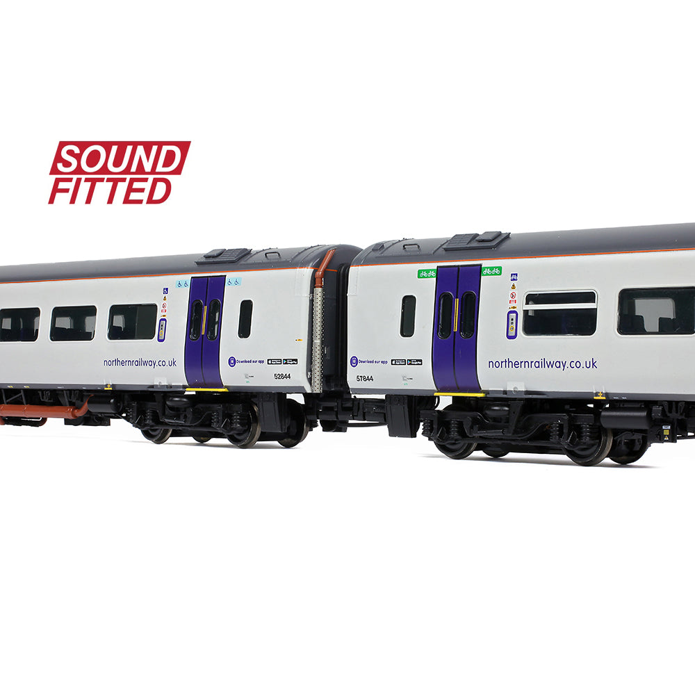 Bachmann 31-499SF - Class 158 2-Car DMU 158844 Northern (SOUND FITTED)