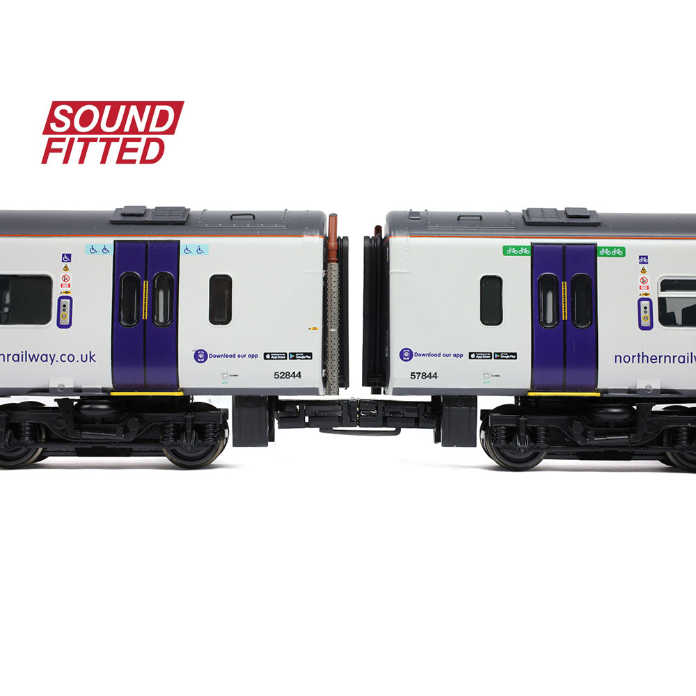 Bachmann 31-499SF - Class 158 2-Car DMU 158844 Northern (SOUND FITTED)