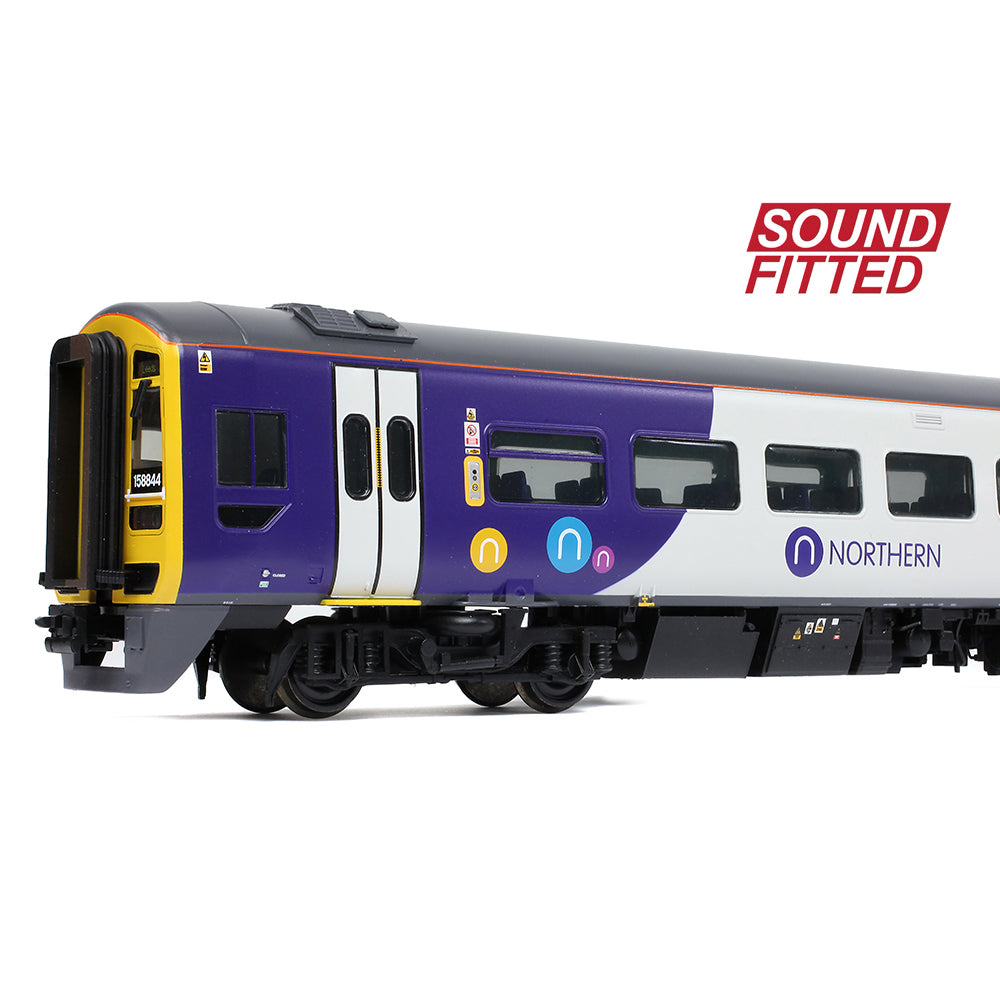 Bachmann 31-499SF - Class 158 2-Car DMU 158844 Northern (SOUND FITTED)