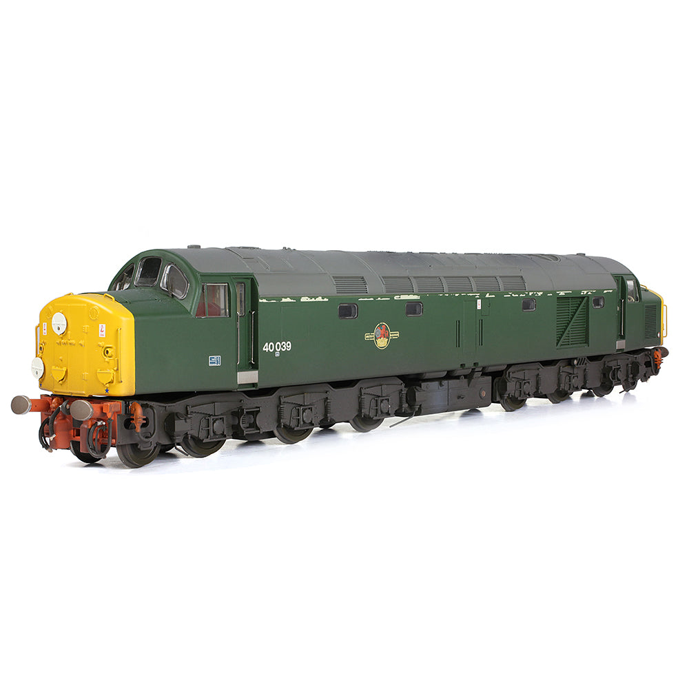 Bachmann 32-492 - Class 40 Diesel 40039 BR Green Full Yellow Ends (Weathered)
