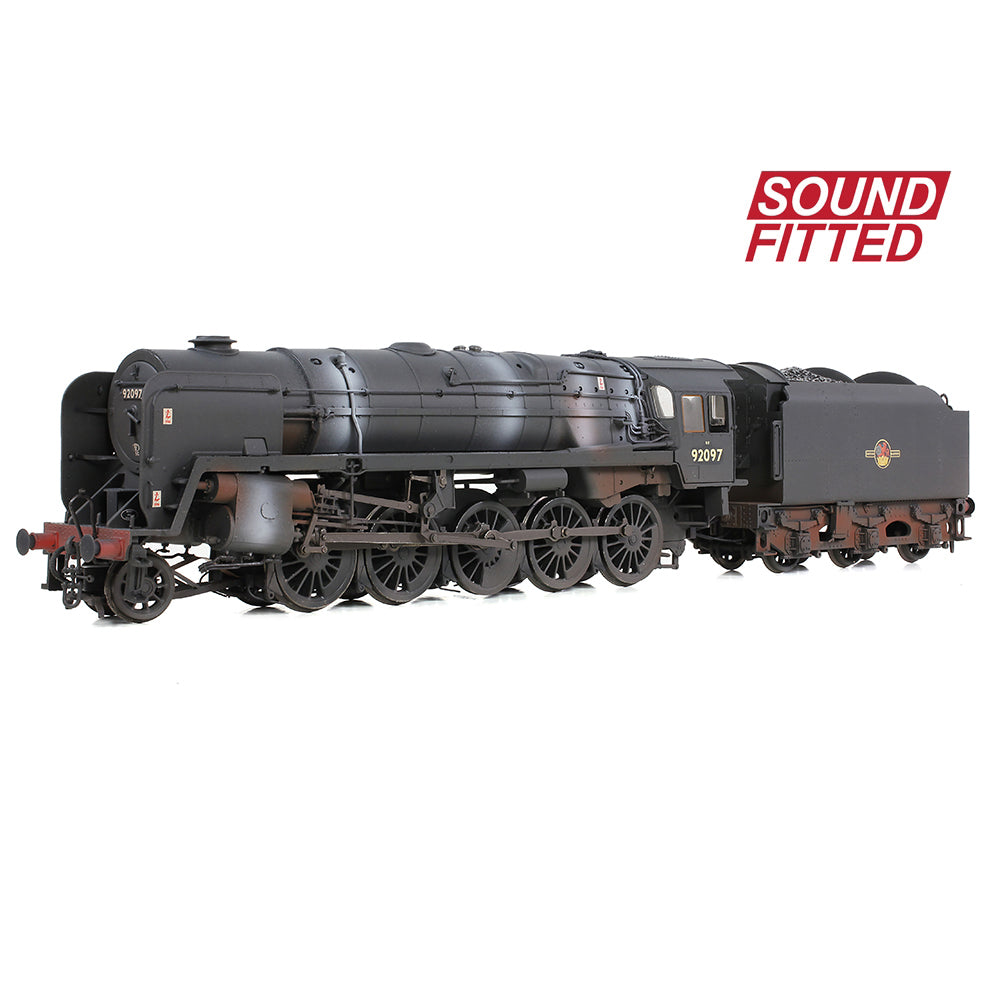 Bachmann 32-862ASF - BR Standard 9F Class (Tyne Dock) 92097 BR Black Late Crest (Weathered) SOUND FITTED