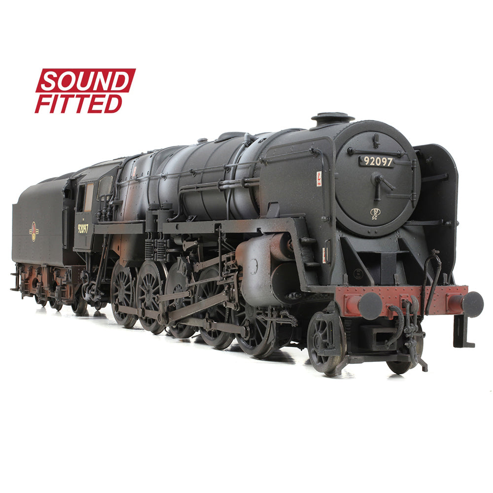 Bachmann 32-862ASF - BR Standard 9F Class (Tyne Dock) 92097 BR Black Late Crest (Weathered) SOUND FITTED