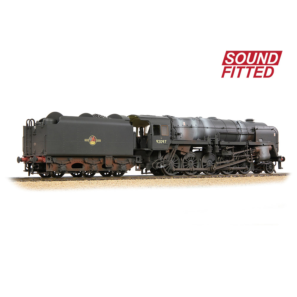 Bachmann 32-862ASF - BR Standard 9F Class (Tyne Dock) 92097 BR Black Late Crest (Weathered) SOUND FITTED