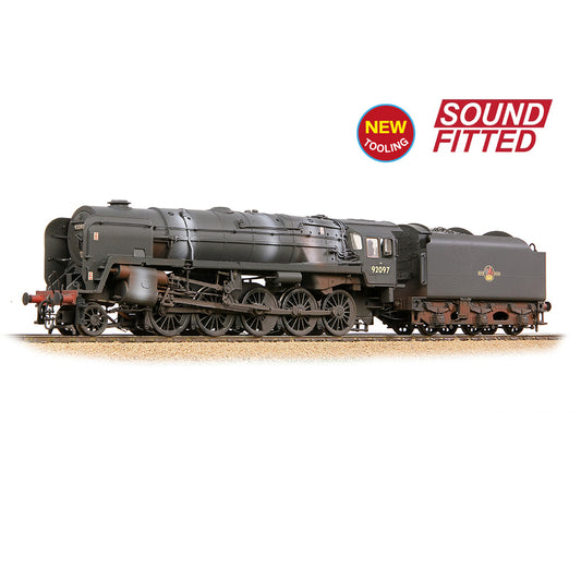 Bachmann 32-862ASF - BR Standard 9F Class (Tyne Dock) 92097 BR Black Late Crest (Weathered) SOUND FITTED