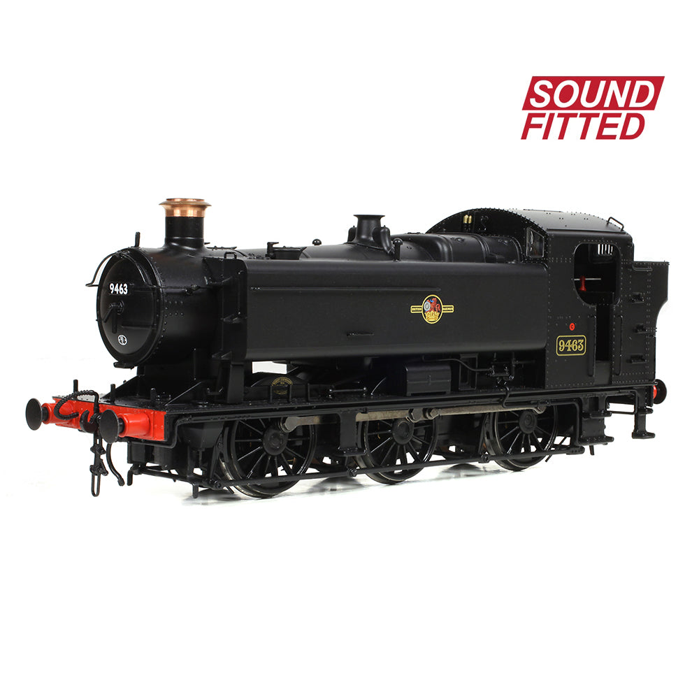 Bachmann 35-027ASF - 94XX Class Pannier Tank 9463 BR Black Late Crest SOUND FITTED