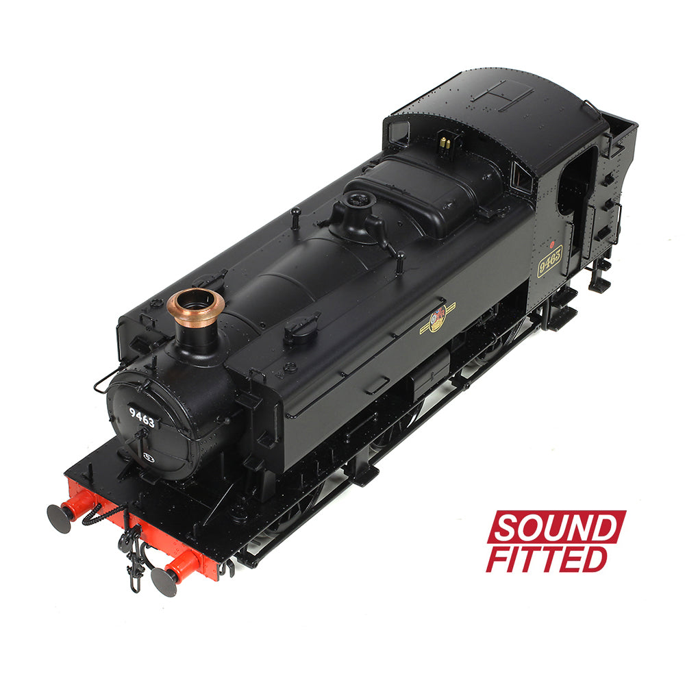 Bachmann 35-027ASF - 94XX Class Pannier Tank 9463 BR Black Late Crest SOUND FITTED