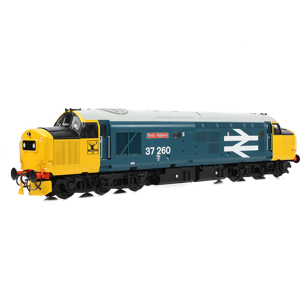 Bachmann 35-309 - Class 37/0 37260 'Radio Highland' BR Blue (Large Logo)