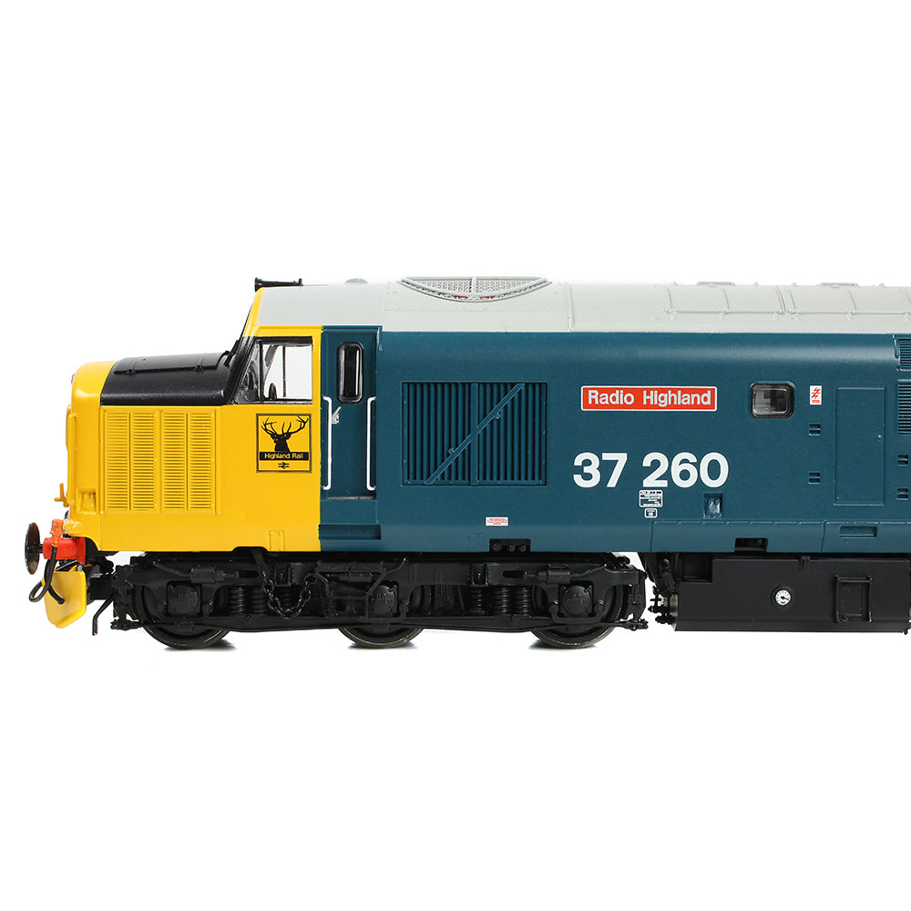 Bachmann 35-309 - Class 37/0 37260 'Radio Highland' BR Blue (Large Logo)