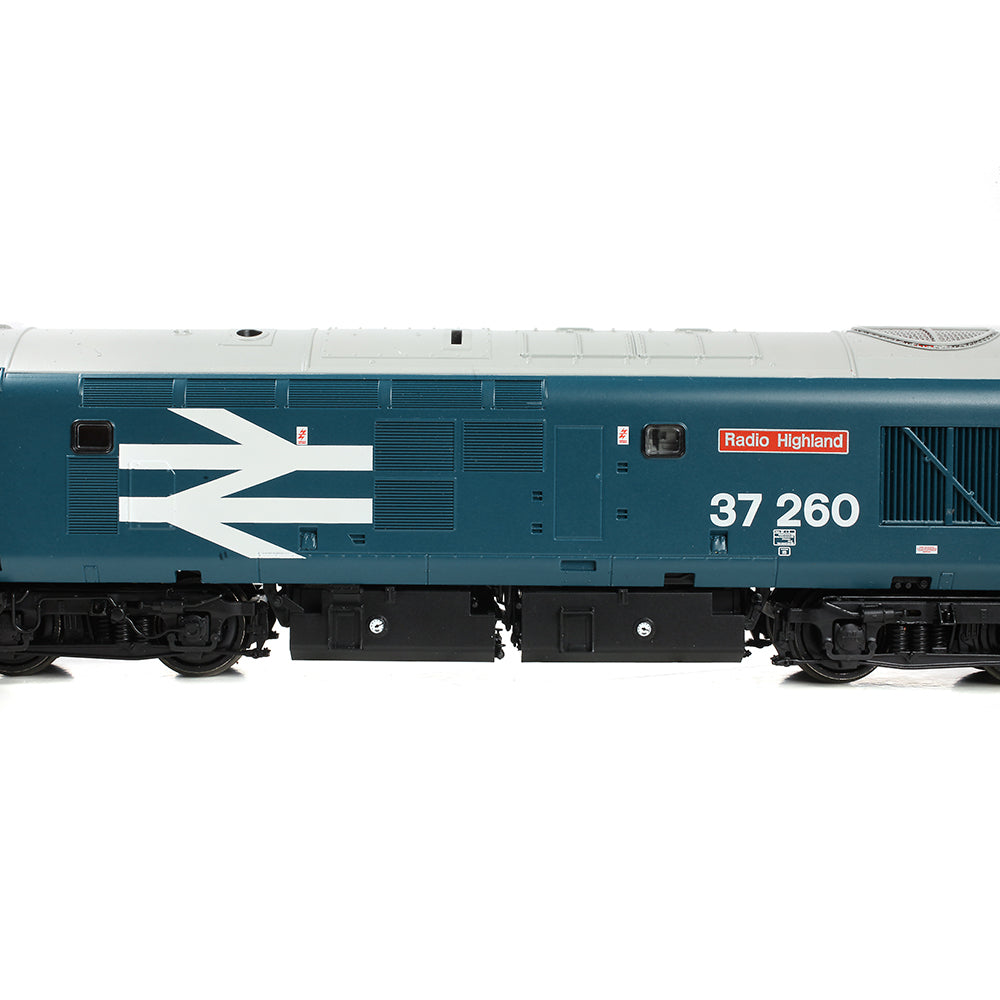 Bachmann 35-309 - Class 37/0 37260 'Radio Highland' BR Blue (Large Logo)