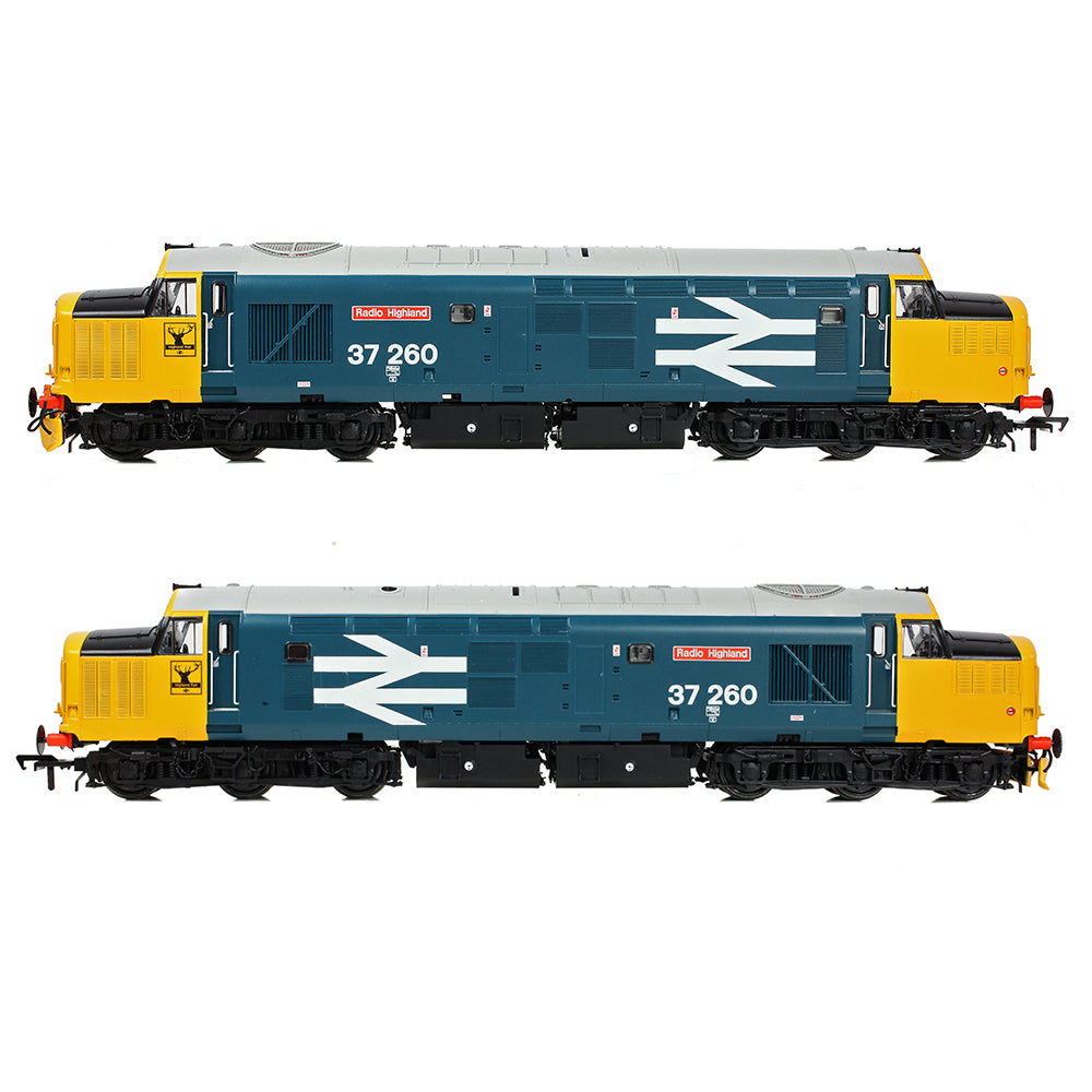 Bachmann 35-309 - Class 37/0 37260 'Radio Highland' BR Blue (Large Logo)