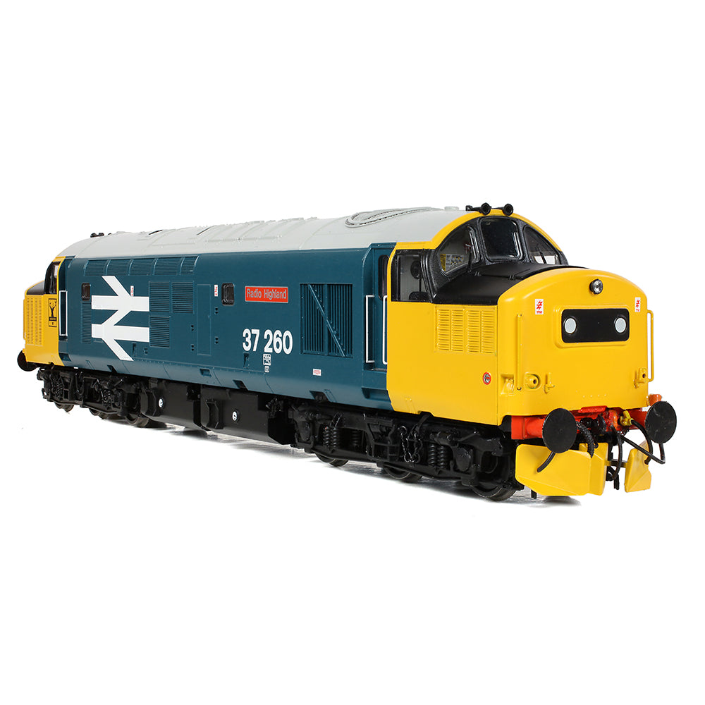 Bachmann 35-309 - Class 37/0 37260 'Radio Highland' BR Blue (Large Logo)
