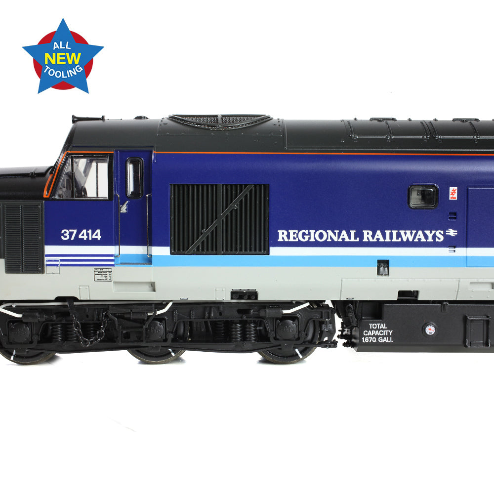 Bachmann 35-338 - Class 37/4 37414 'Cathays C&W Works 1846-1993' BR Regional Railways