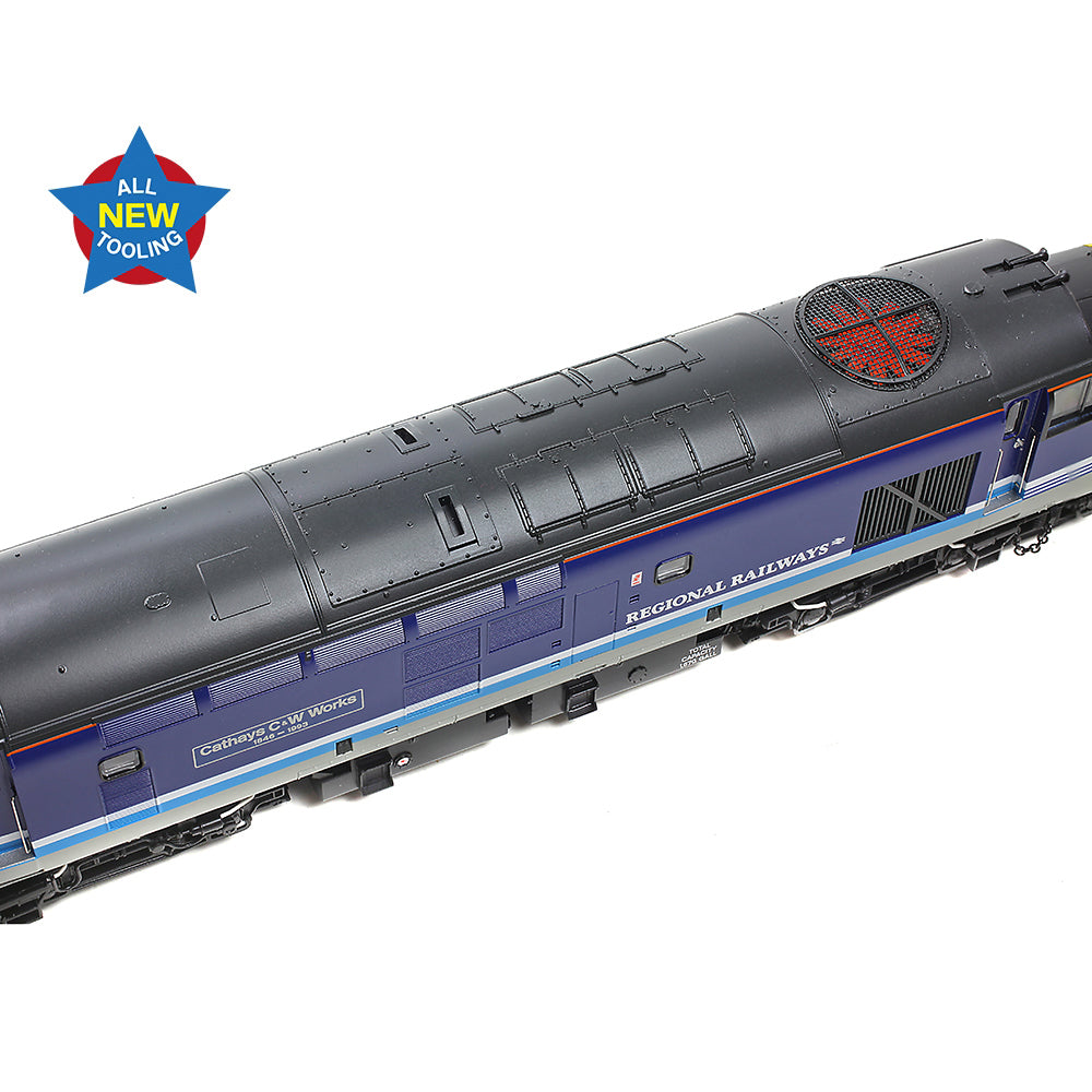 Bachmann 35-338 - Class 37/4 37414 'Cathays C&W Works 1846-1993' BR Regional Railways