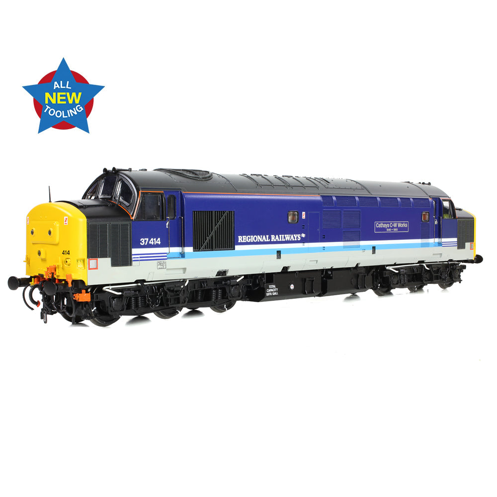 Bachmann 35-338 - Class 37/4 37414 'Cathays C&W Works 1846-1993' BR Regional Railways