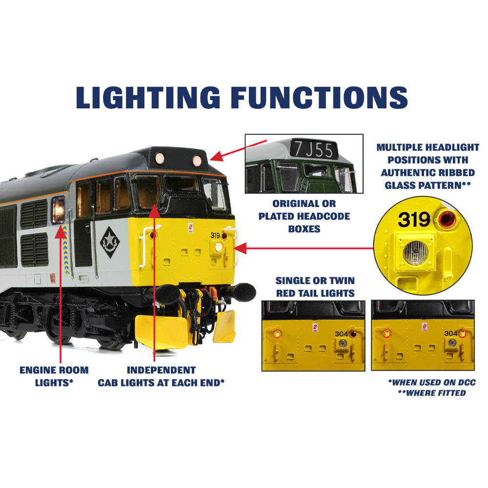 Bachmann 35-823A - Class 31/1 Refurbished 31304 BR Railfreight Petroleum Sector (Copy)