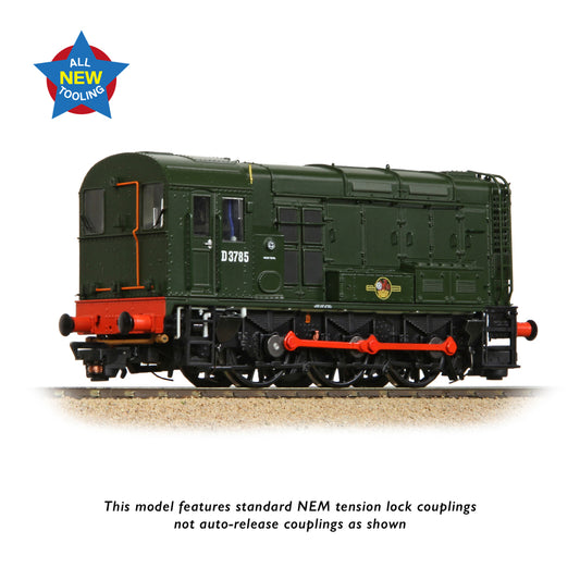 Bachmann 35-901 - Class 08 D3785 BR Green (Late Crest)