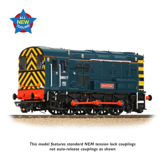 Bachmann 35-915 - Class 08 08617 'Steve Purser' BR Blue