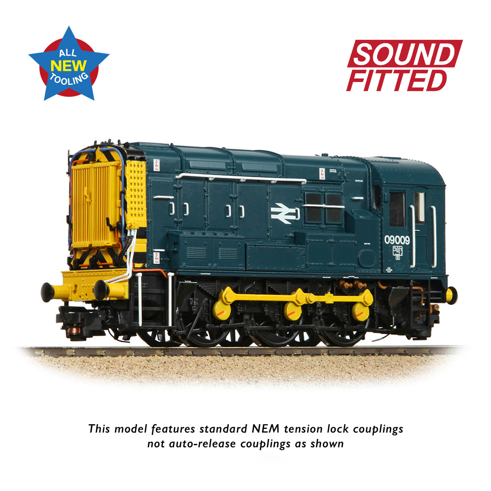 Bachmann 35-921SF - Class 09 09009 BR Blue (Wasp Stripes)
