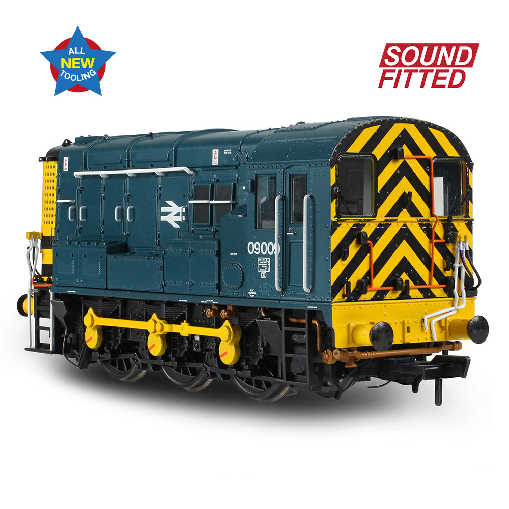 Bachmann 35-921SF - Class 09 09009 BR Blue (Wasp Stripes)