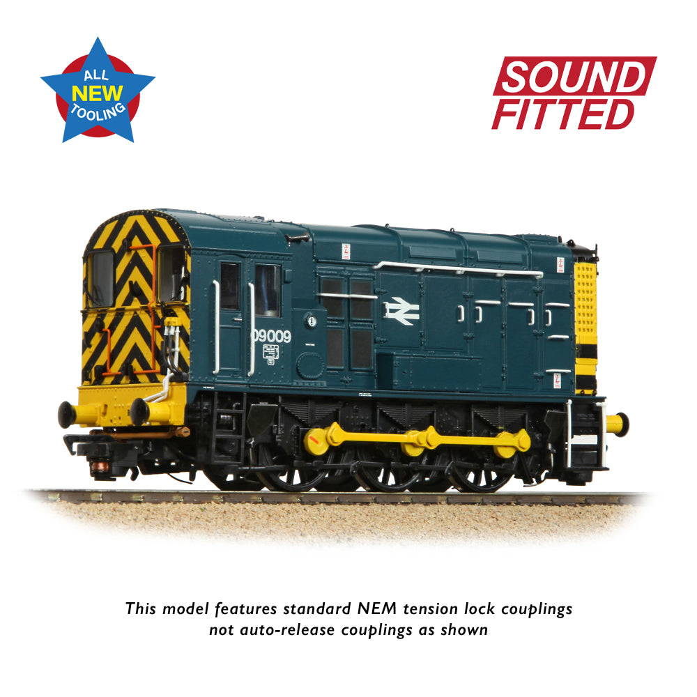 Bachmann 35-921SF - Class 09 09009 BR Blue (Wasp Stripes)