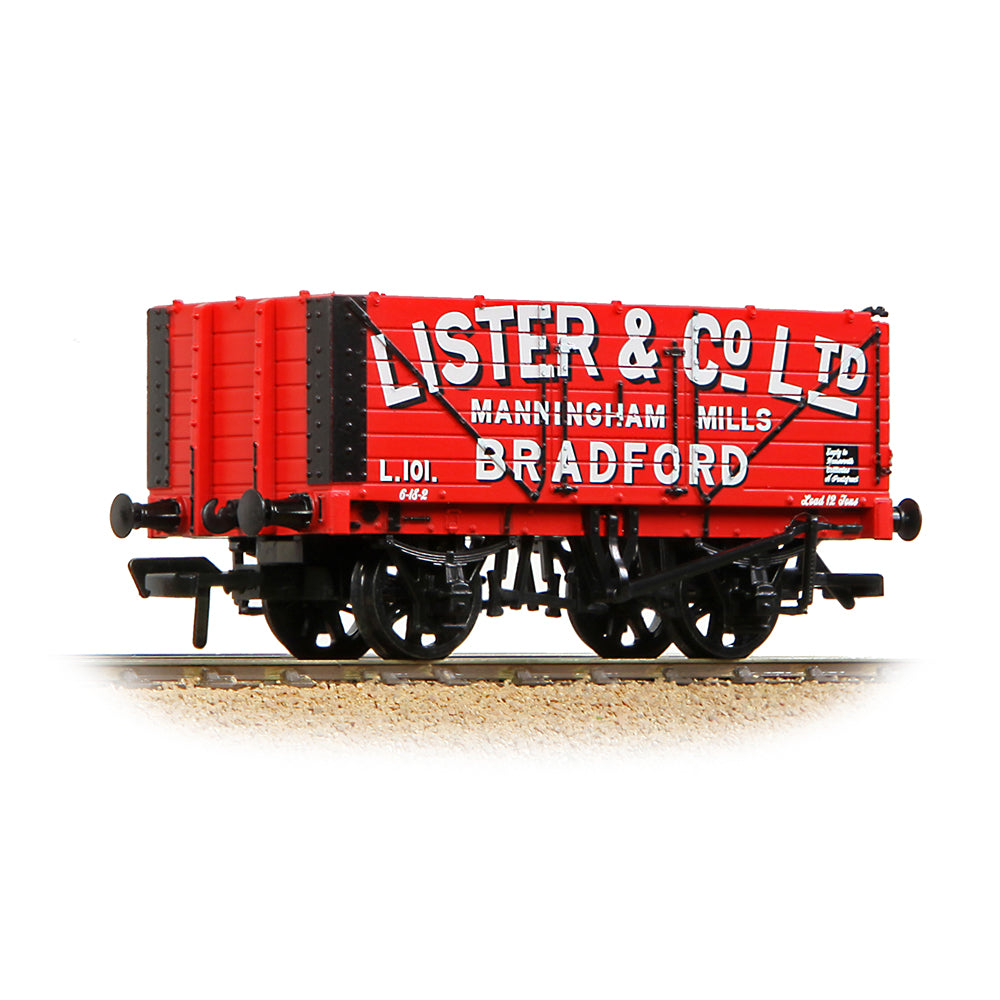 Bachmann 37-094 - 7 Plank End Door Wagon 'Lister & Co. Ltd' Red