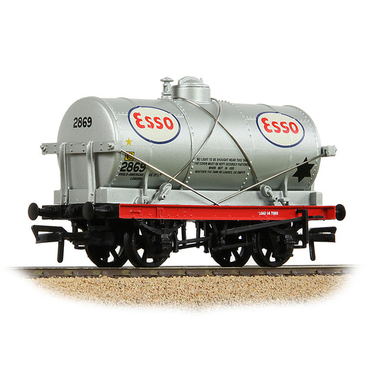 Bachmann 37-684B - 14 Ton Tank Wagon 'Esso' Silver