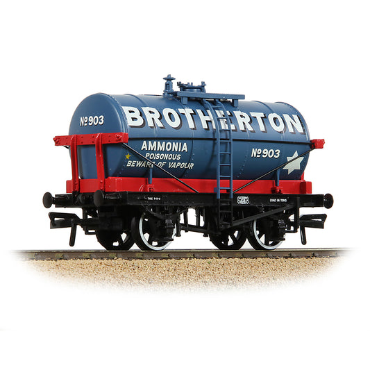 Bachmann 37-690 - 14 Ton Tank Wagon 'Brotherton Ammonia' Blue