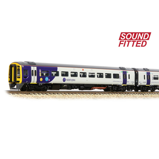 Graham Farish 371-858ASF - Class 158 2-Car DMU 158861 Northern (SOUND FITTED)