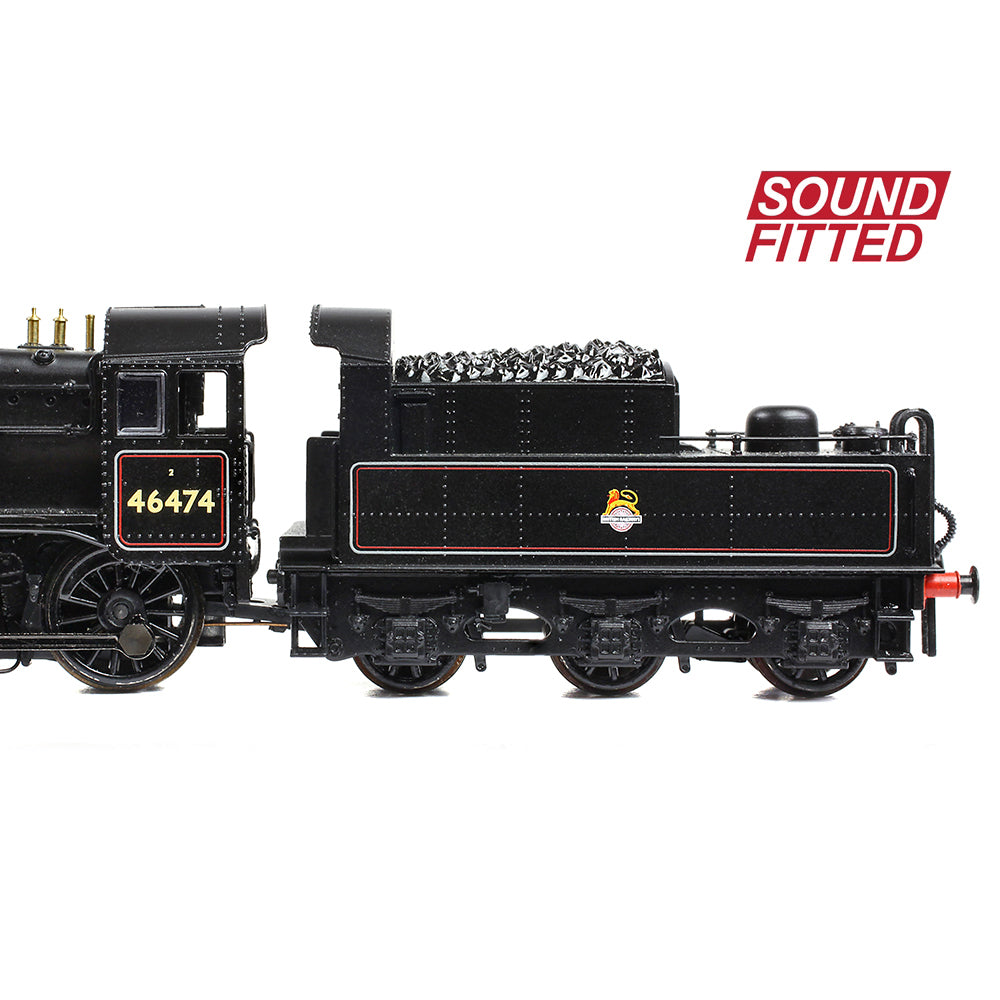 Graham Farish 372-626BSF - LMS Ivatt 2MT Class 46474 BR Lined Black Early Emblem