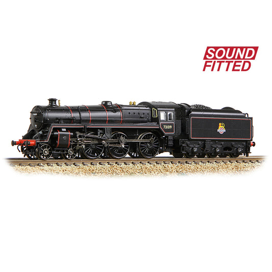 Graham Farish 372-727ASF - BR Standard 5MT with BR1B Tender 73109 BR Lined Black (Early Emblem)
