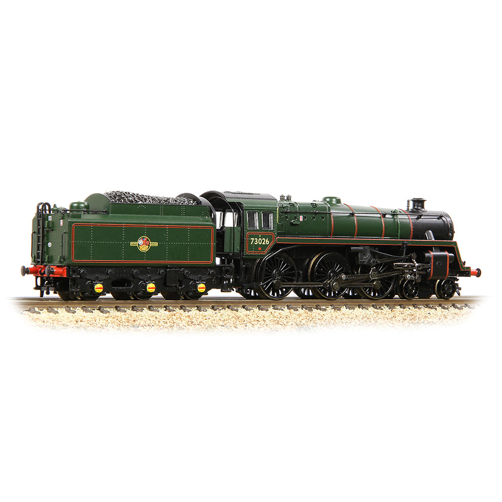 Graham Farish 372-728B - BR Standard Class 5MT 73026 BR Lined Green Late Crest