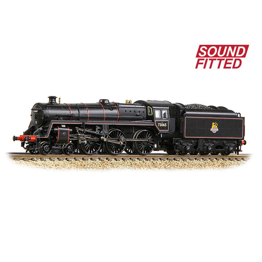 Graham Farish 372-730ASF - BR Standard Class 5MT 73069 BR Lined Black Early Emblem (SOUND FITTED)