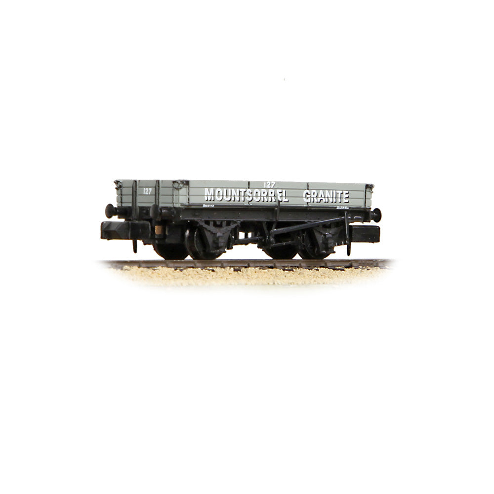 Graham Farish 377-509 - 3 Plank Wagon 'Mountsorrel Granite' Grey