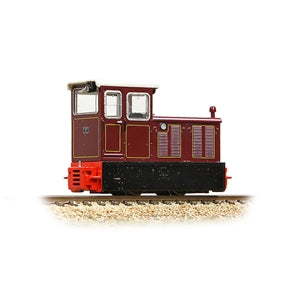 Bachmann Narrow Guage 392-027 - Baguley-Drewry 70HP Diesel Lined Crimson