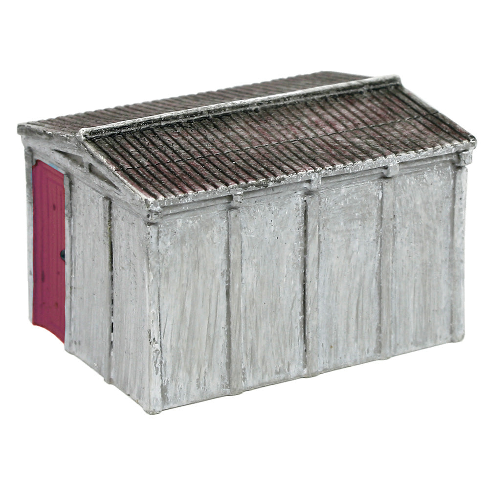 Graham Farish (Scenecraft) 42-036R - Sectional Lineside Hut (Red Door)