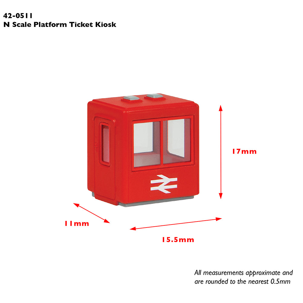Graham Farish (Scenecraft) 42-0511 - Platform Ticket Kiosk