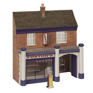 Bachmann 44-0223B - Low Relief Town Garage and Sales Blue
