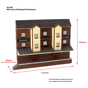 Bachmann 44-204 - Low Relief Bonded Warehouse