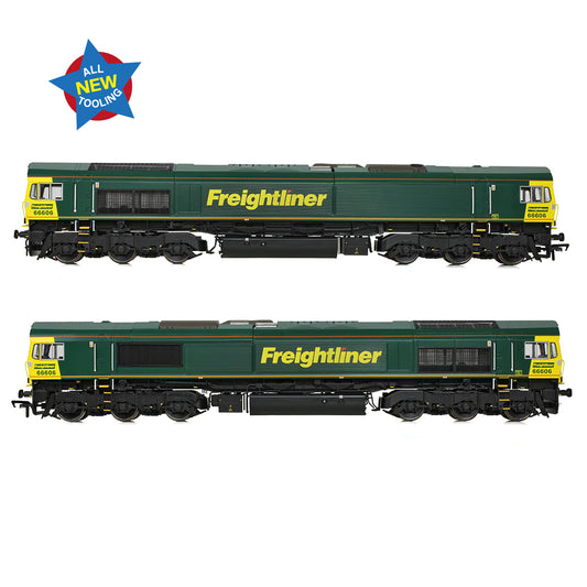 Bachmann 50-002 - Class 66/6 66606 Freightliner Green