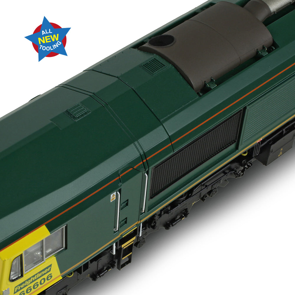 Bachmann 50-002 - Class 66/6 66606 Freightliner Green