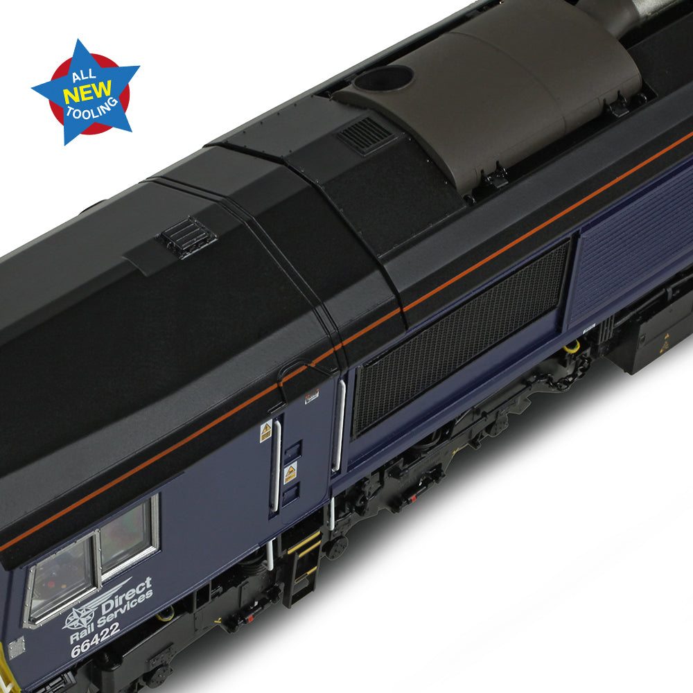 Bachmann 50-010 - Class 66/4 66422 'Max Joule 1958-1999' DRS Compass (Small Logo)