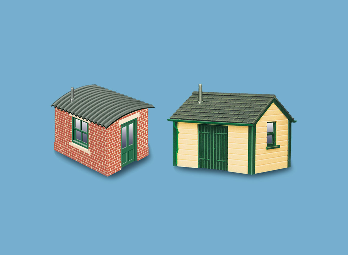 ModelScene 5185 - Lineside Huts (2) - N Gauge