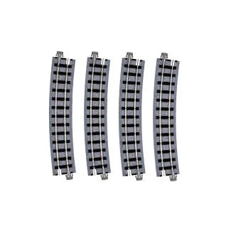 Kato Unitrack 52-250 - Unitrack Narrow Gauge Curved Track 481mm Radius 4pc