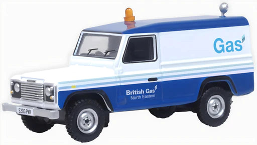 Oxford Diecast 76DEF019 - Land Rover Defender LWB British Gas