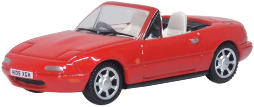 Oxford Diecast 76MAZ001 - Mazda MX5 Mk1 (Open) Classic Red