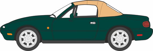 Oxford Diecast 76MAZ002 - Mazda MX5 MK1 (Soft Top) British Racing Green